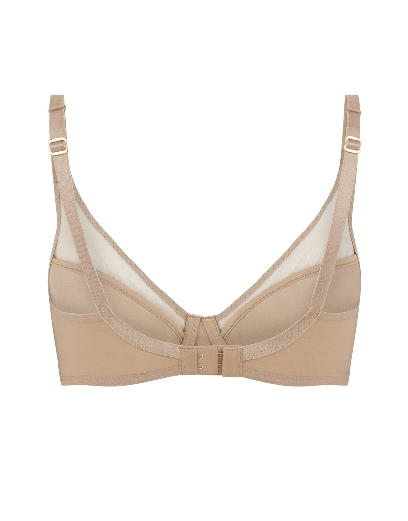 LuckyБежевый бюстгальтер с глубокой чашкой Lucky