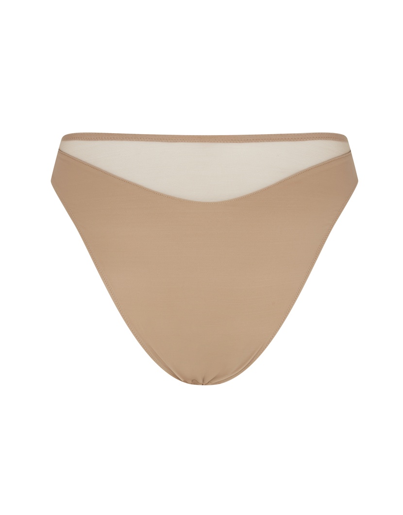 LuckyБежевые трусы с высокой посадкой Lucky