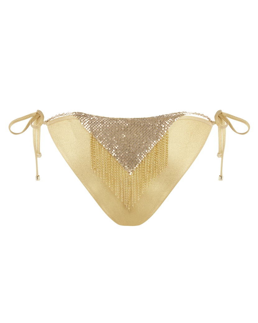 MinkaЗолотистые плавки купальника Minka