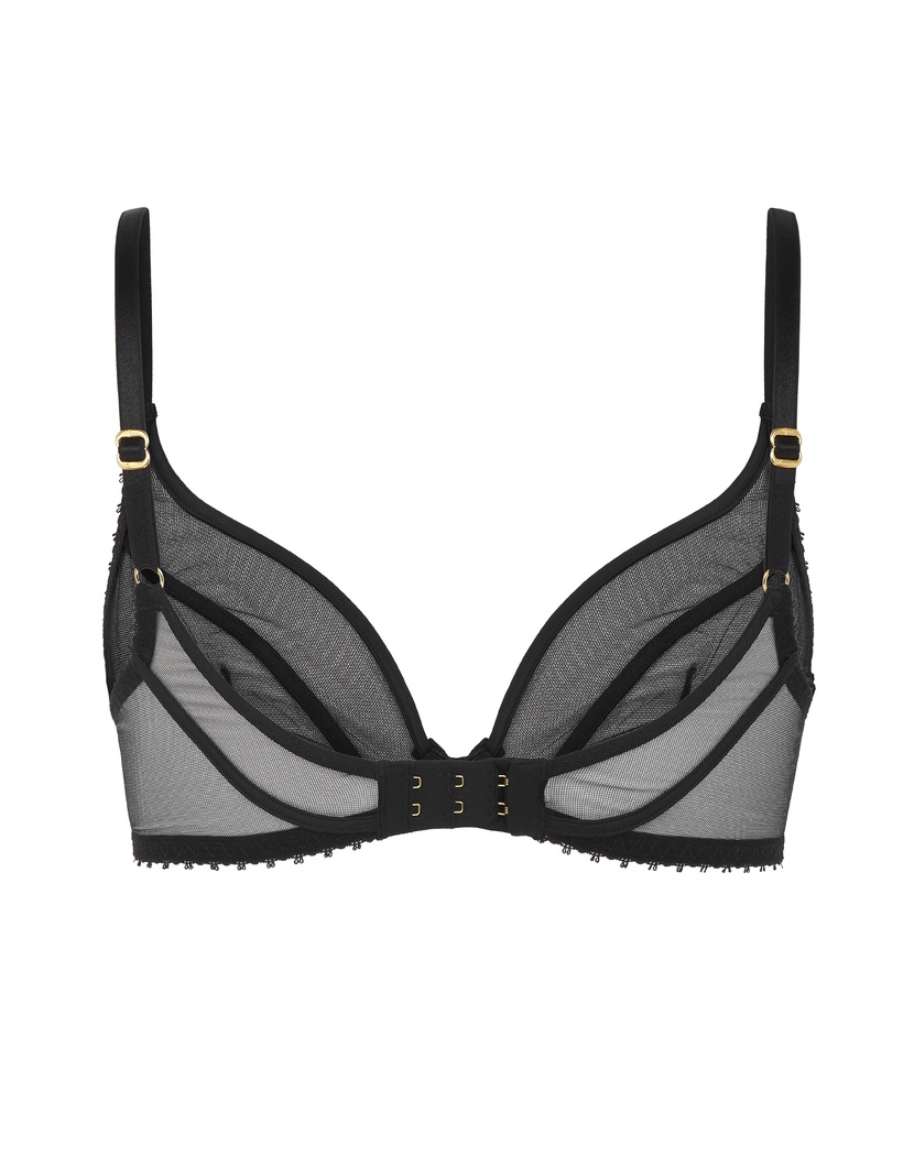 CruzПрозрачный бюстгальтер черного цвета с мягкой чашкой Cruz