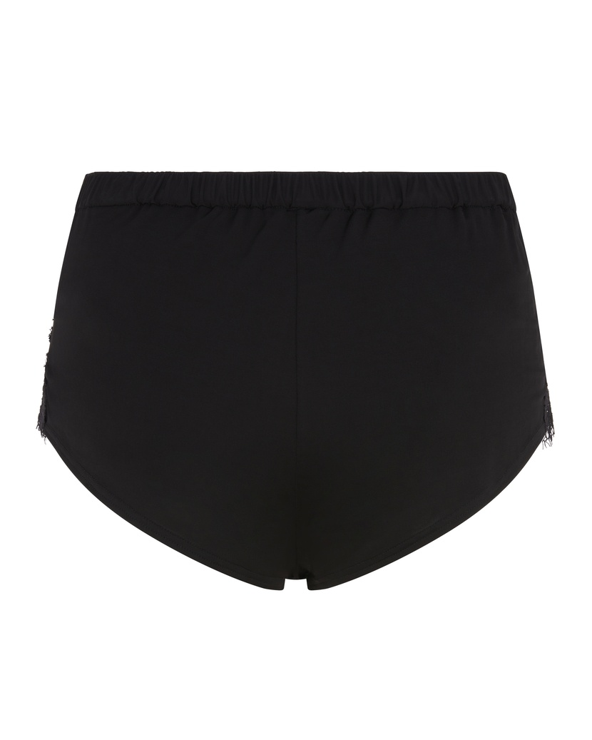 EmmalineЧерные пижамные трусы-шорты с кружевом Emmaline