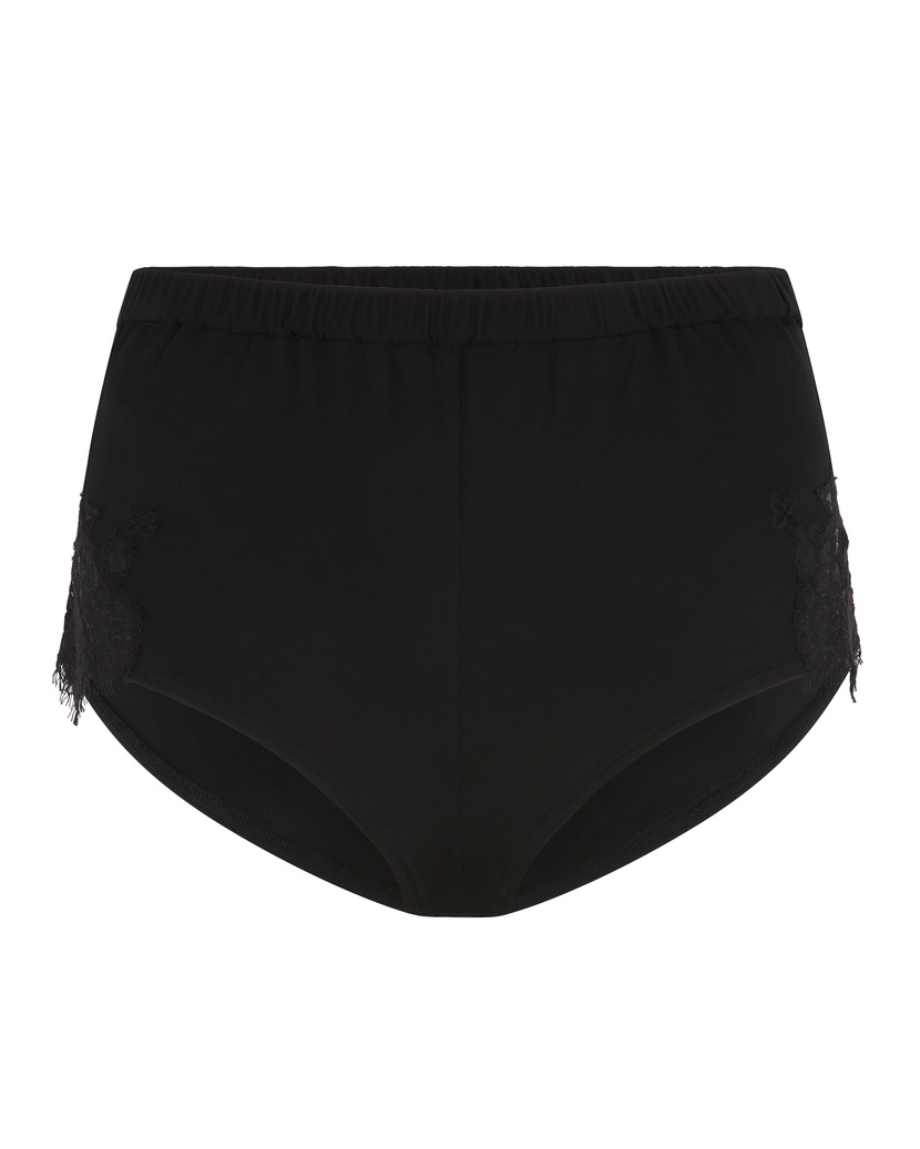 EmmalineЧерные пижамные трусы-шорты с кружевом Emmaline