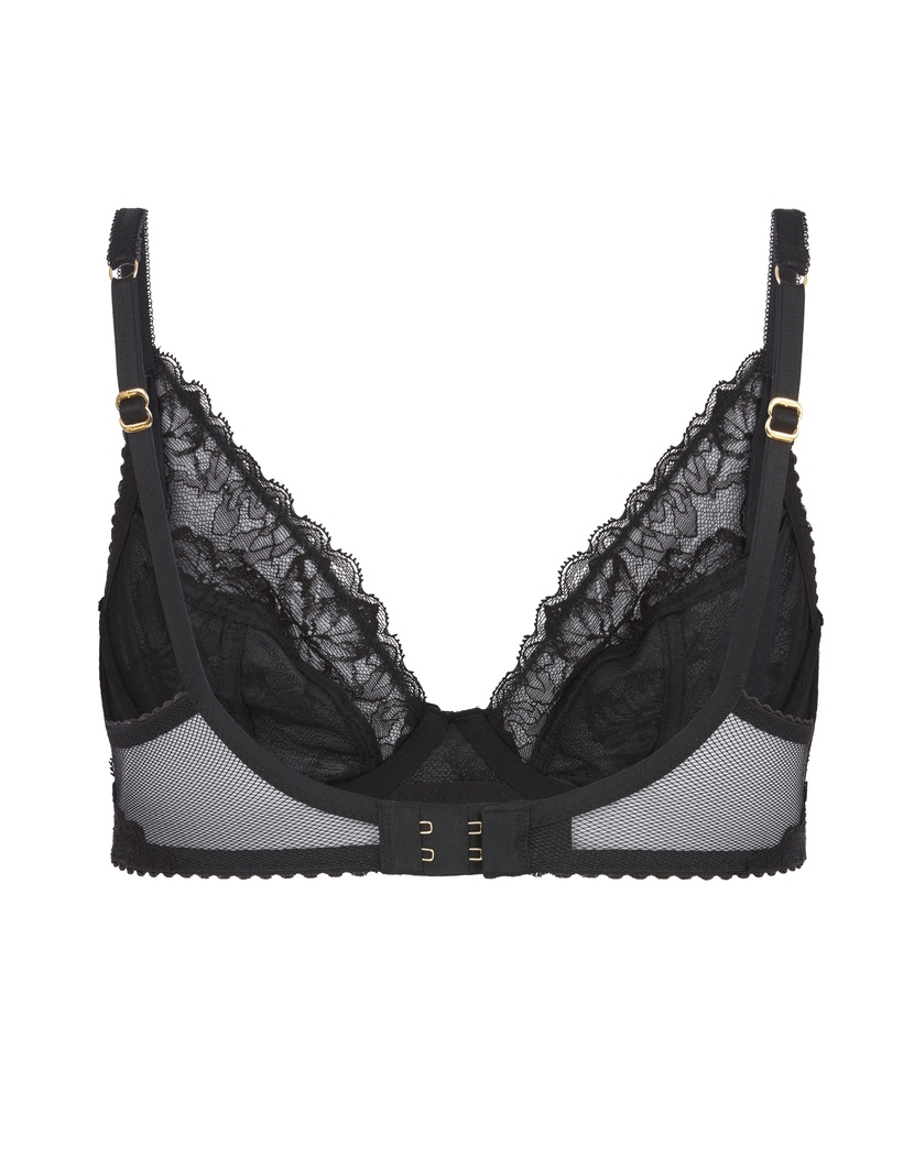 LeniЧерный кружевной бюстгальтер с мягкой чашкой Leni