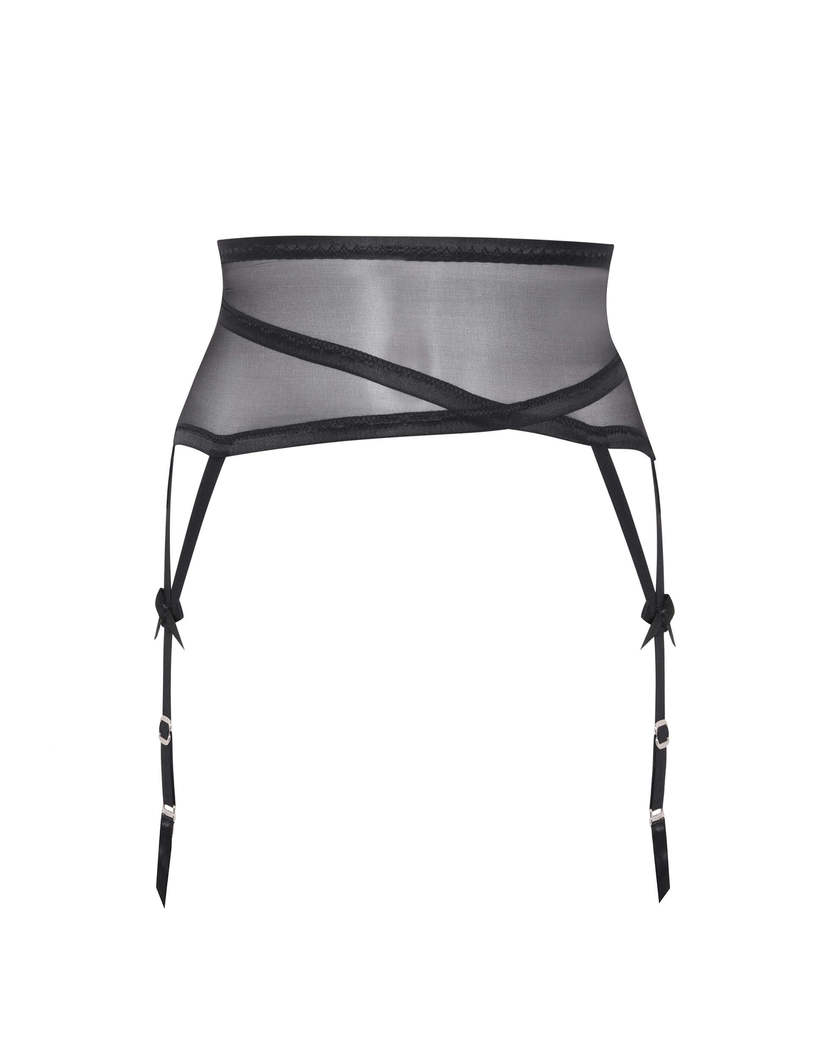 JoanЧерный пояс для чулок Joan