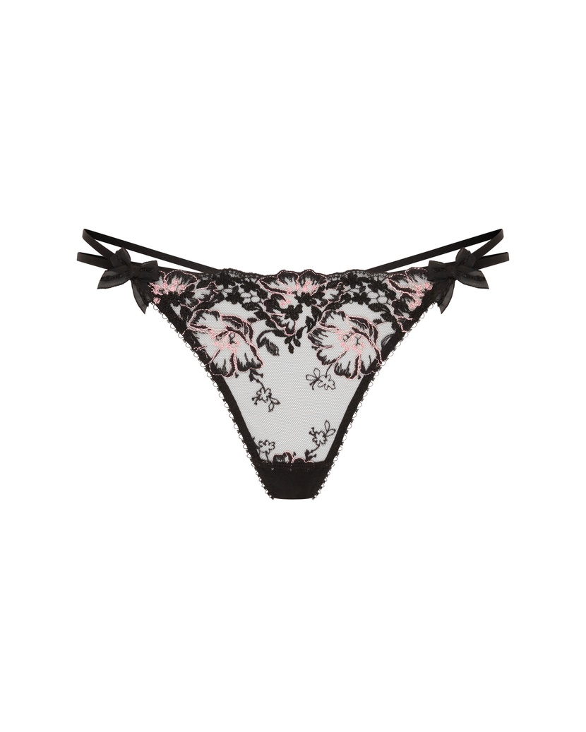 LanaЧерно-розовые трусы стринги Lana