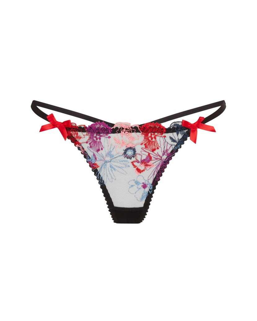 ZuriЧерно-розовые трусы стринги Zuri