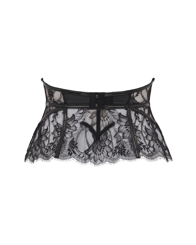 AlyssЧерный пояс для чулок Alyss