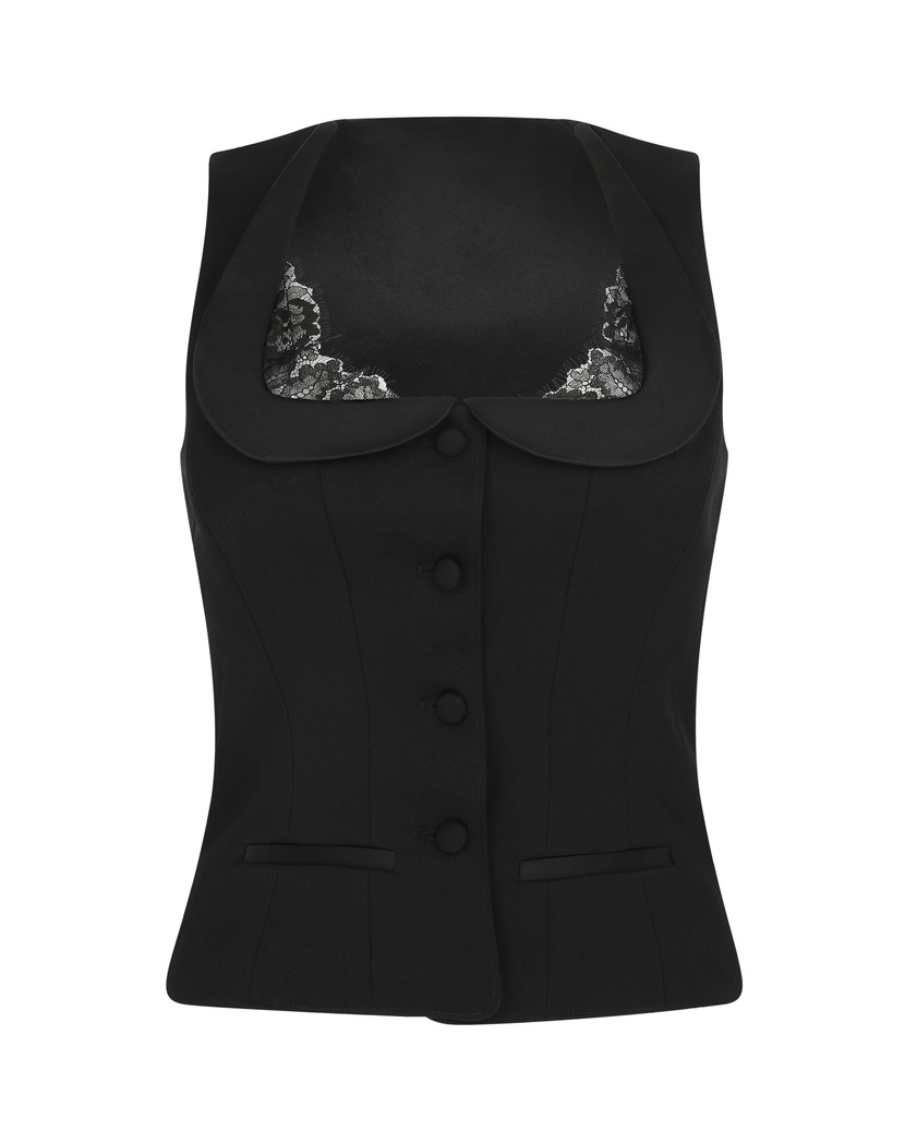 JuliettaЧерный жилет Julietta