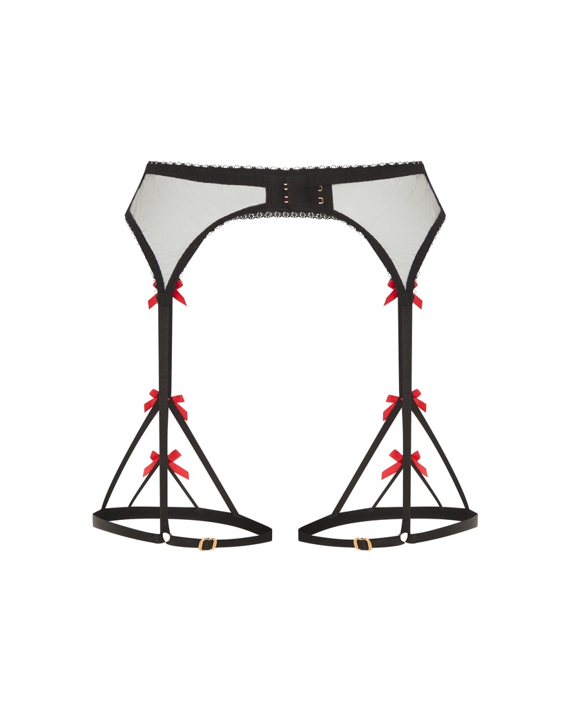 HettyЧерный пояс для чулок Hetty