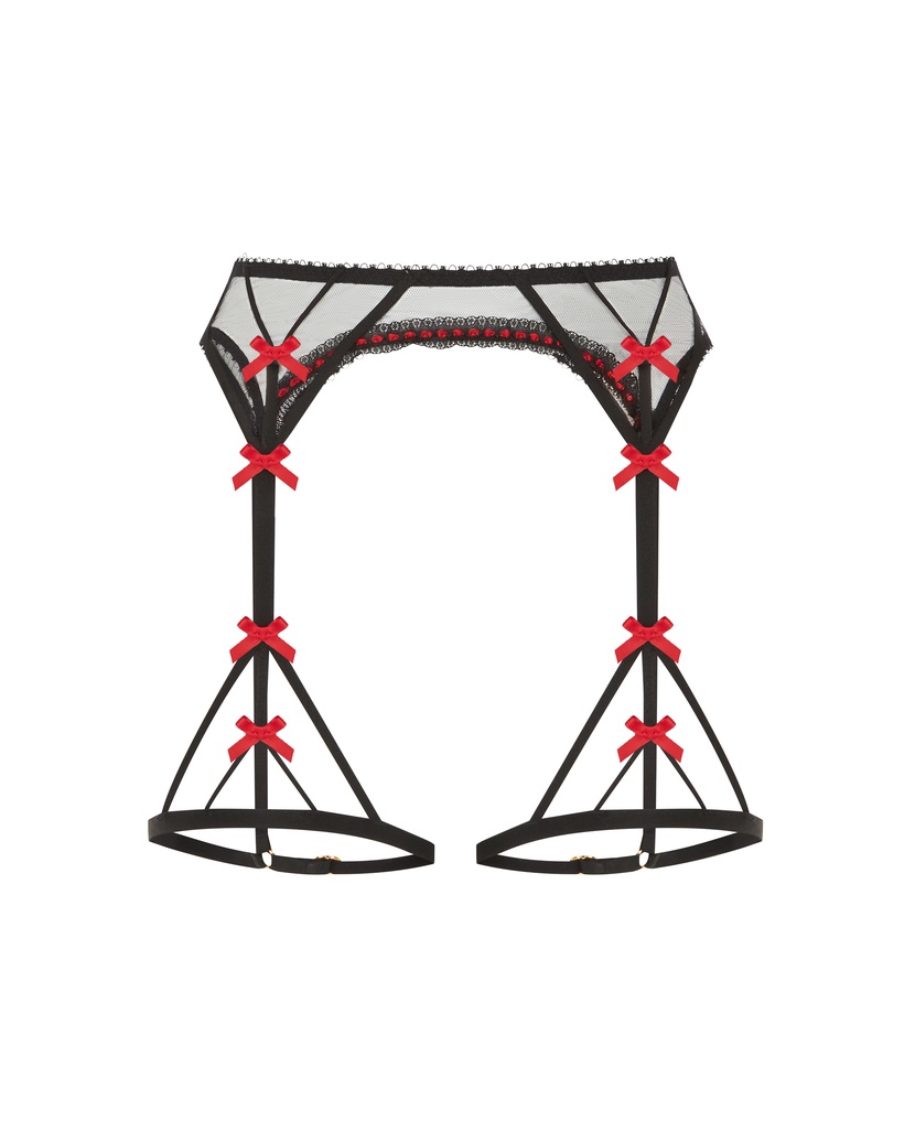 HettyЧерный пояс для чулок Hetty