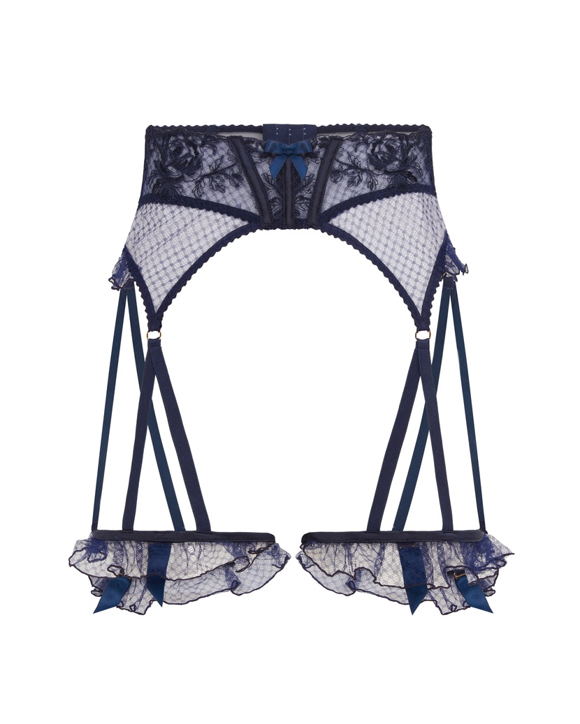 RosiaТемно-синий пояс для чулок Rosia