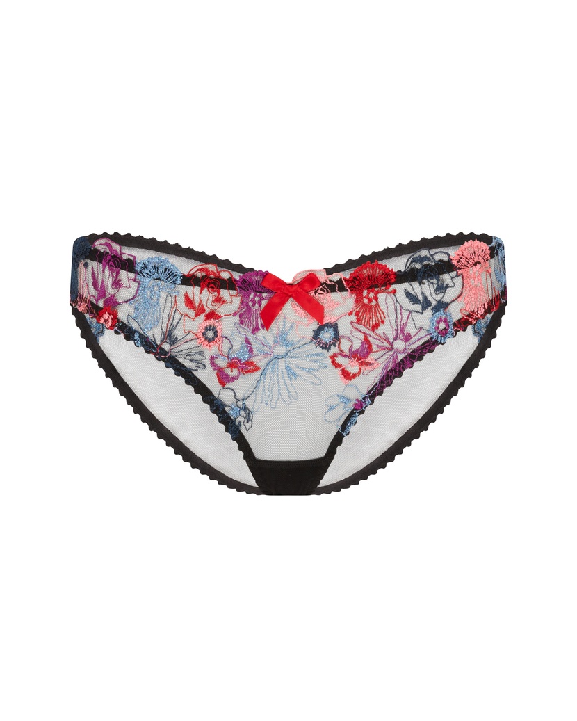 ZuriЧерно-розовые классические трусы Zuri