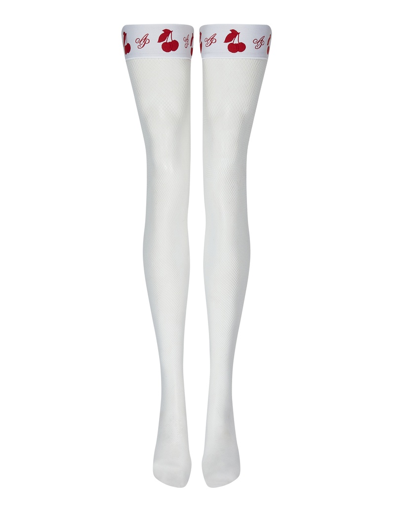 PerriБелые чулки на резинке Perri