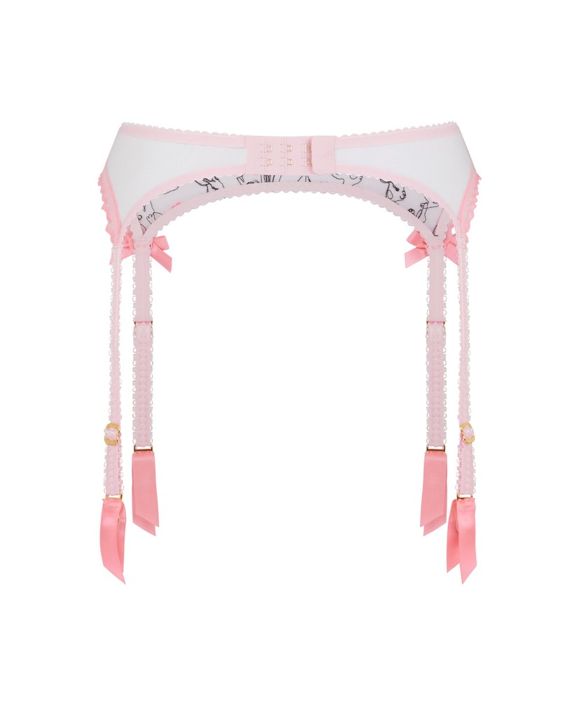 BunnieРозовый пояс для чулок Bunnie