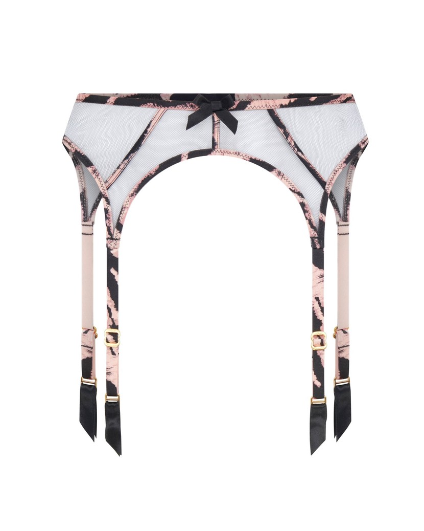 ElliseЧерный пояс для чулок Ellise