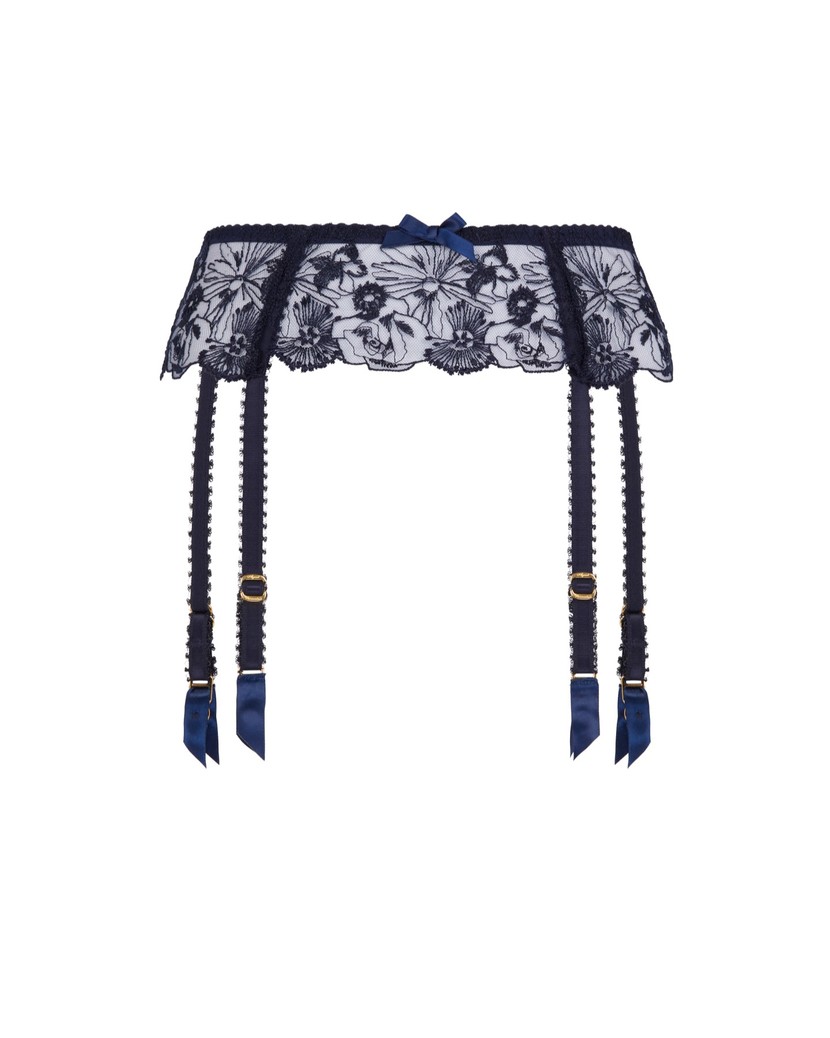 JayceТемно-синий пояс для чулок Jayce