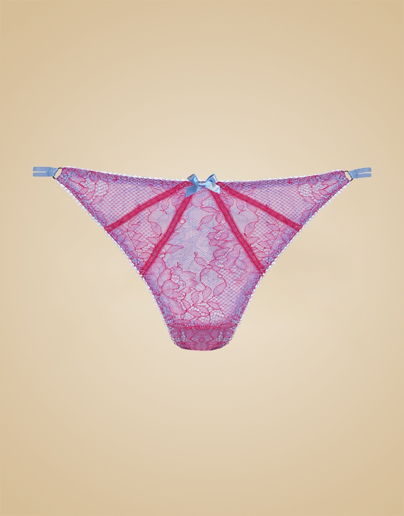 DaryaРозовые кружевные трусы стринги Darya