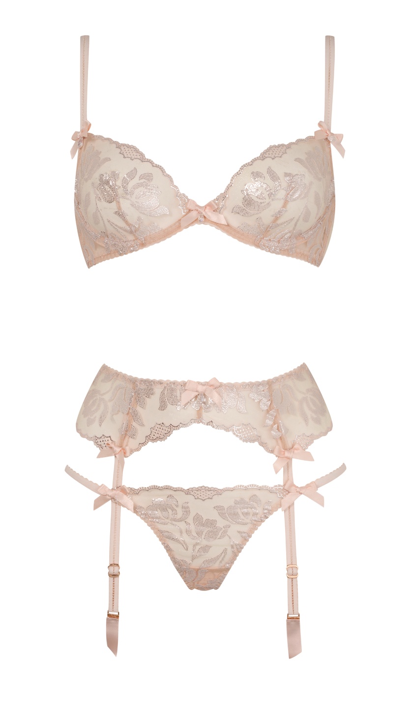 SparkleБежево-серебристый пояс Sparkle