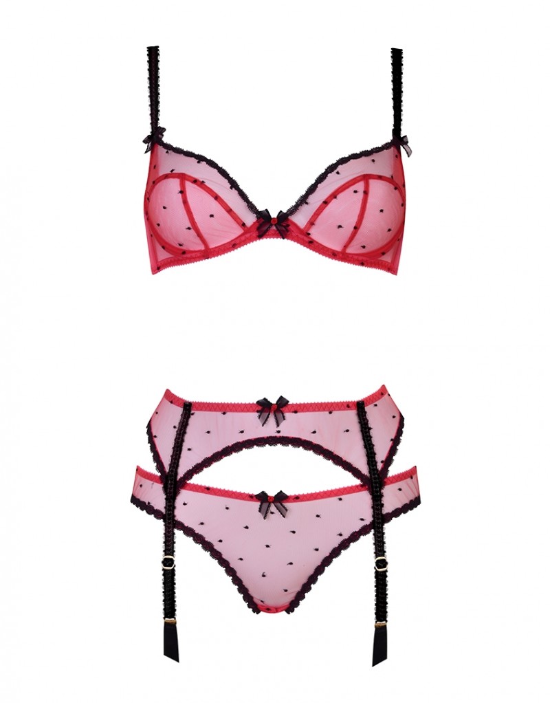 PoppieКрасный бюстгальтер Poppie