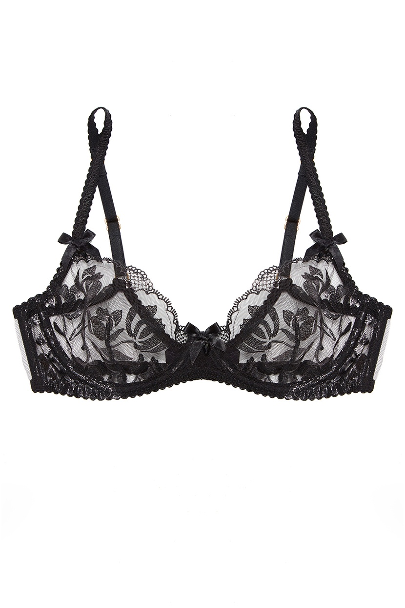 SparkleЧерный бюстгальтер с мягкой чашкой Sparkle