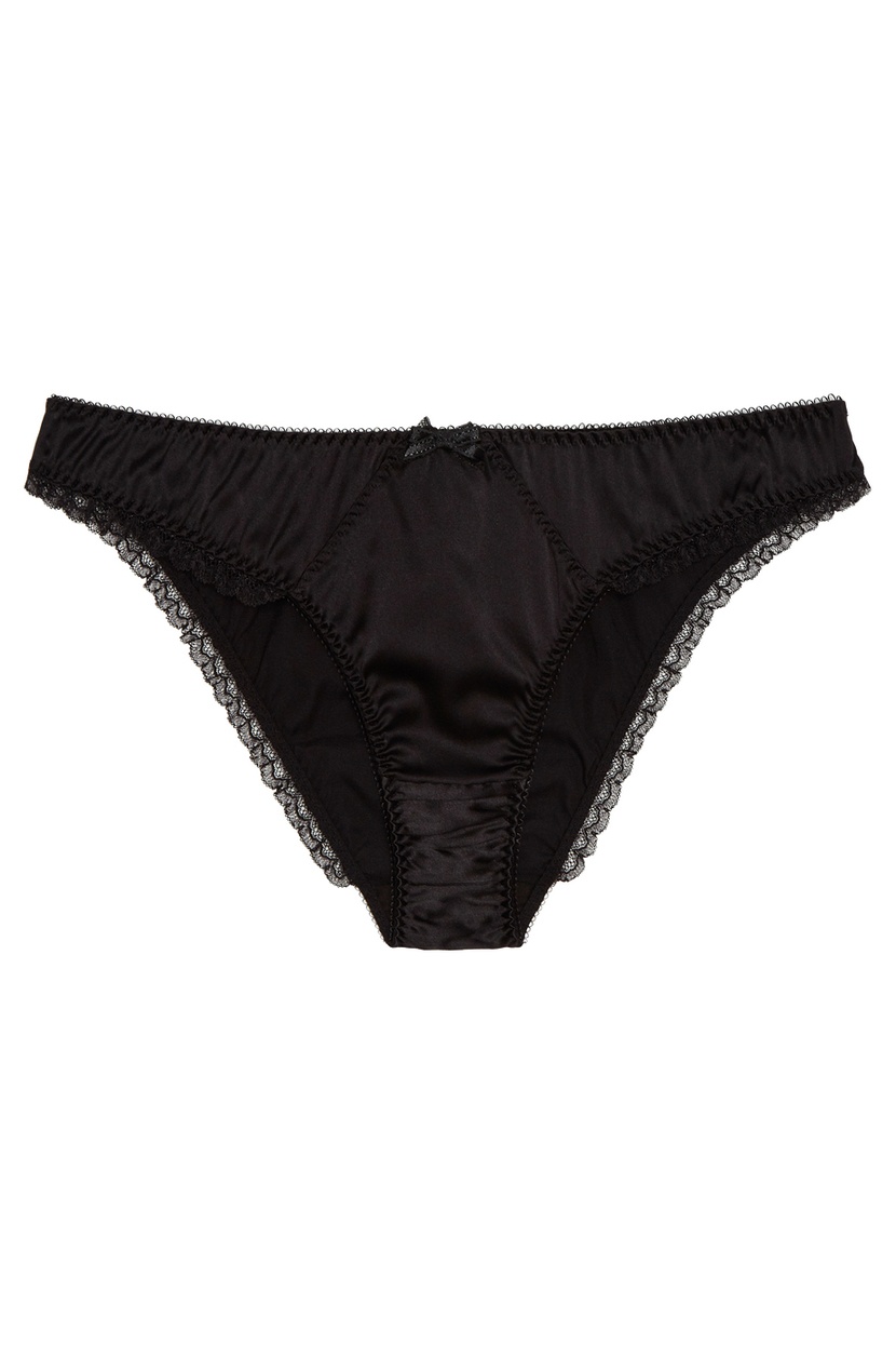 FelindaКлассические черные трусы слипы из шелка Felinda