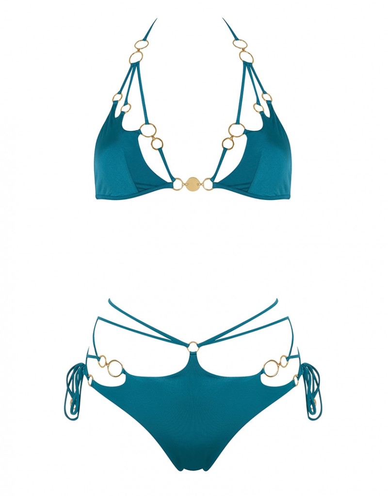 DavineИзумрудные купальные трусы Davine