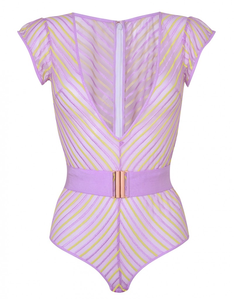 PettraЛиловое боди Pettra