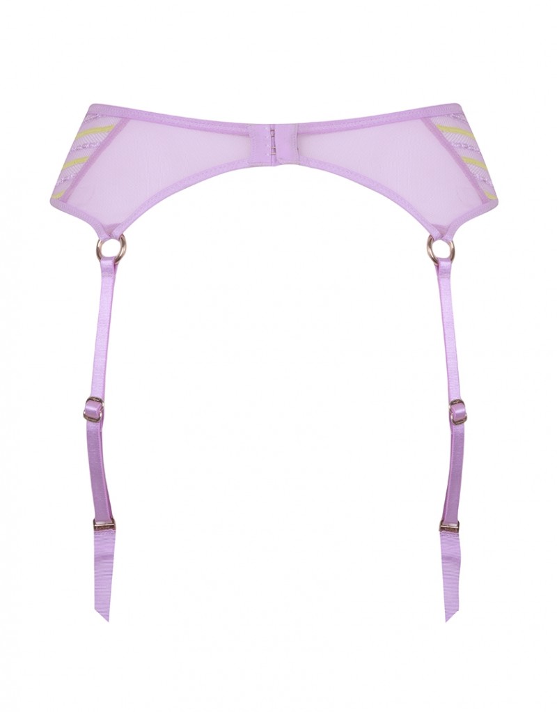 PettraЛиловый пояс для чулок Pettra