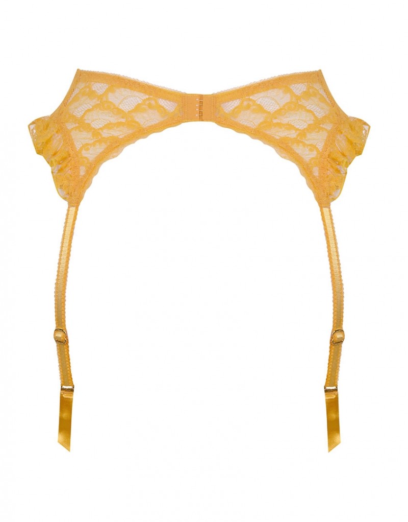 AnnaЖелтый пояс для чулок Anna