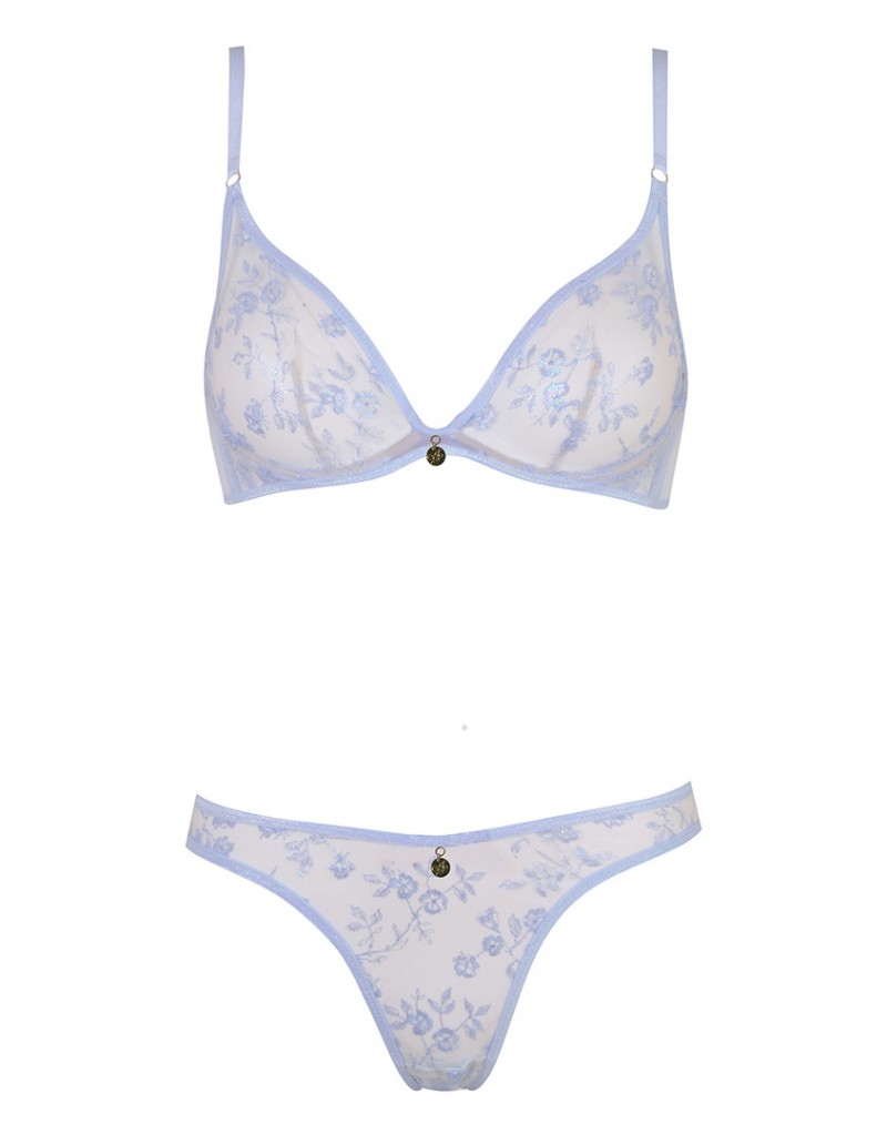 ZadiСветло-голубые классические трусики Zadi