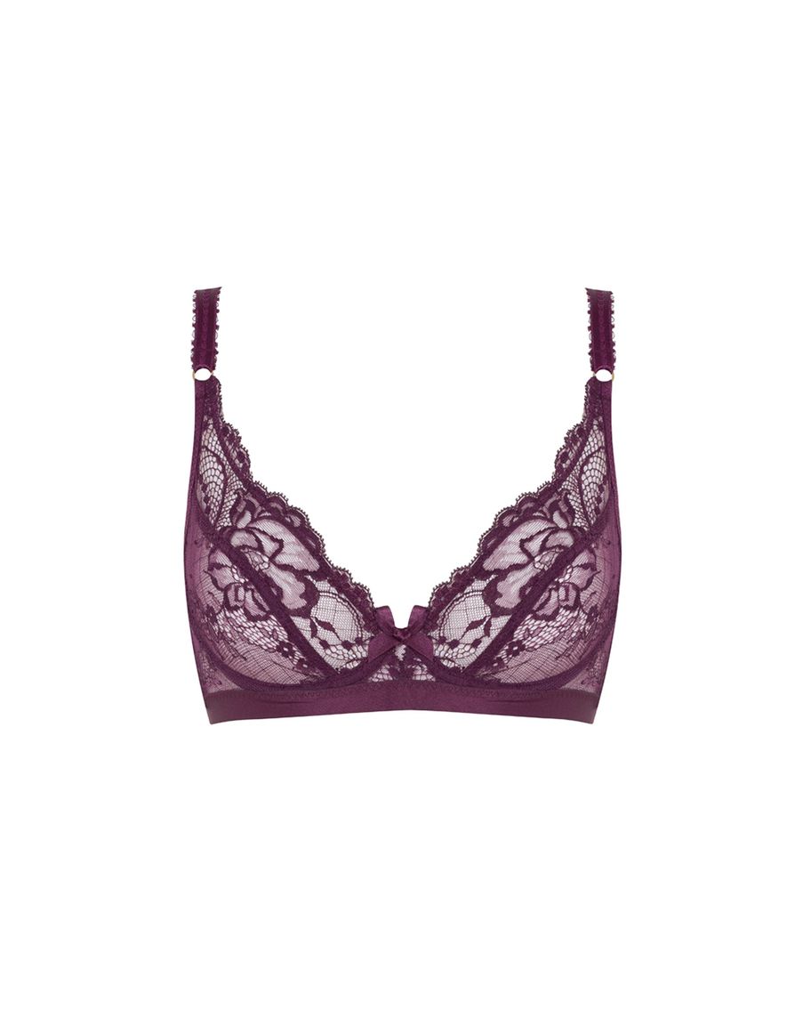 Прозрачный бюстгальтер с мягкой чашкой из кружева Carmella