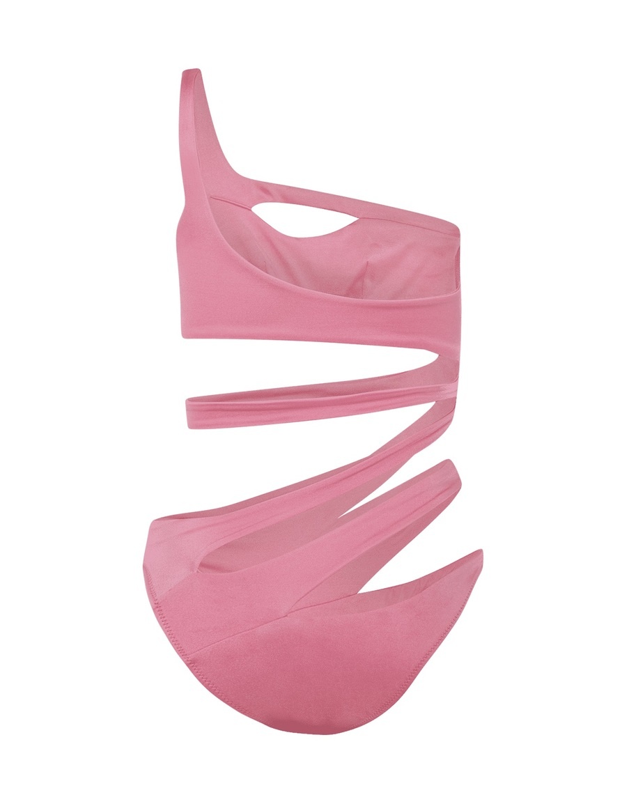 Розовый слитный купальник Lexxi