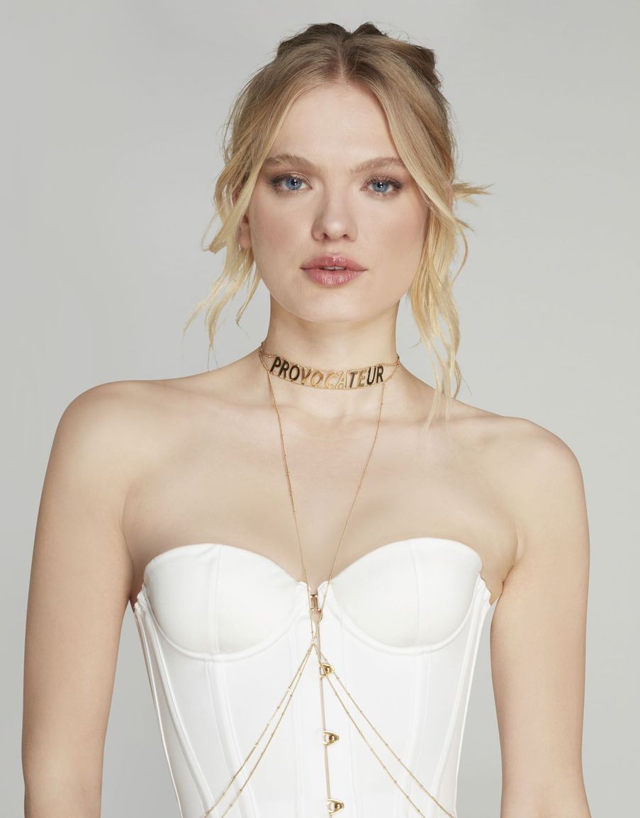 Золотистая цепочка для тела Antonia