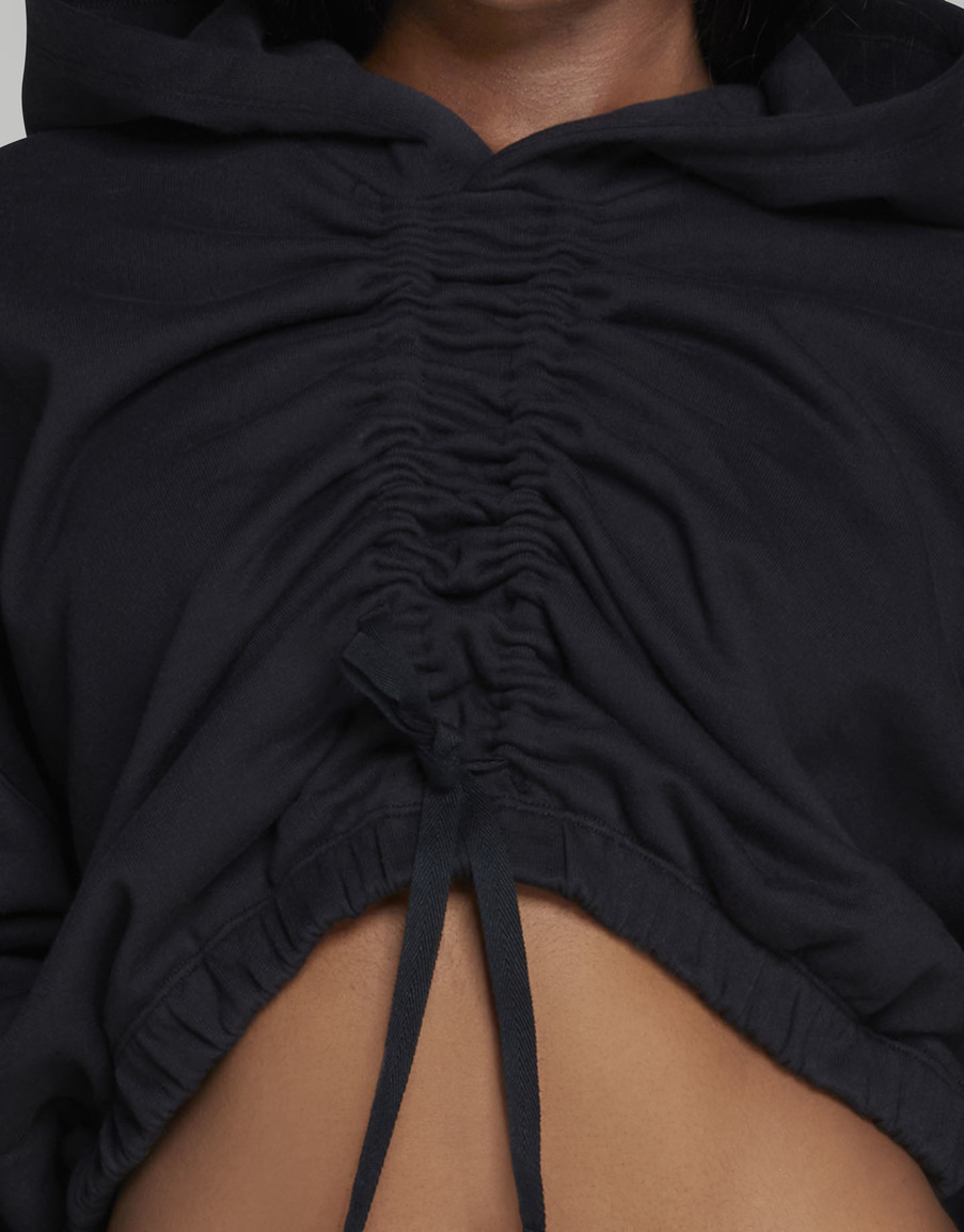 Черное худи на кулиске Rayley