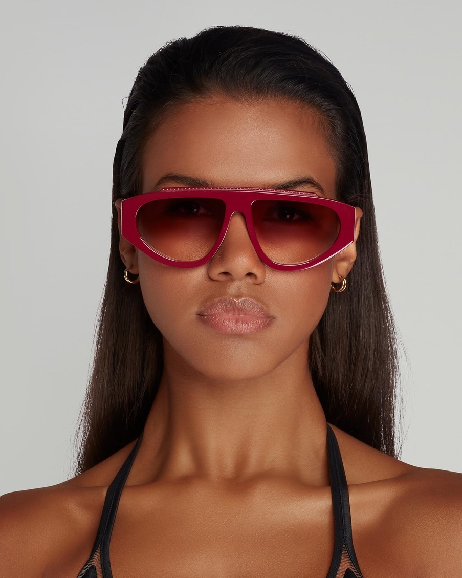Бордовые солнцезащитные очки Tyrah Agent Provocateur – купить за 39 900 р.