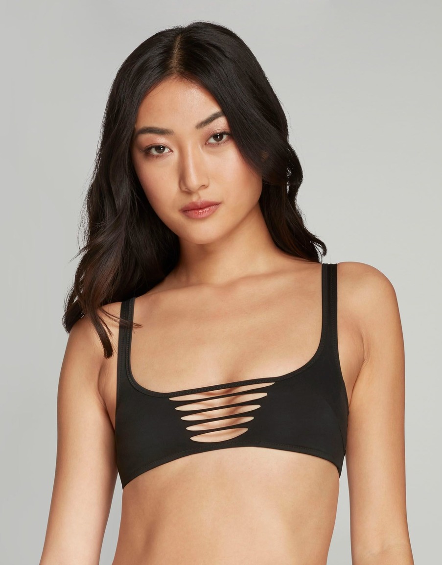 Черный топ купальника Dakotta