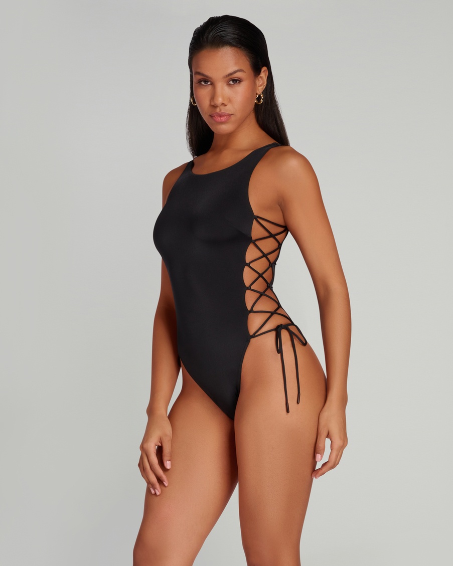 Черный слитный купальник Sellena Agent Provocateur – купить за 31 850 р.