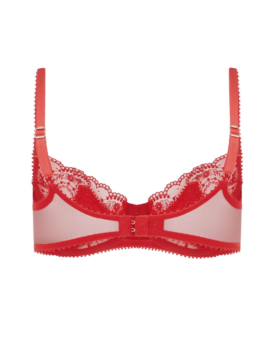 Красный бюстгальтер с мягкой чашкой Yuma