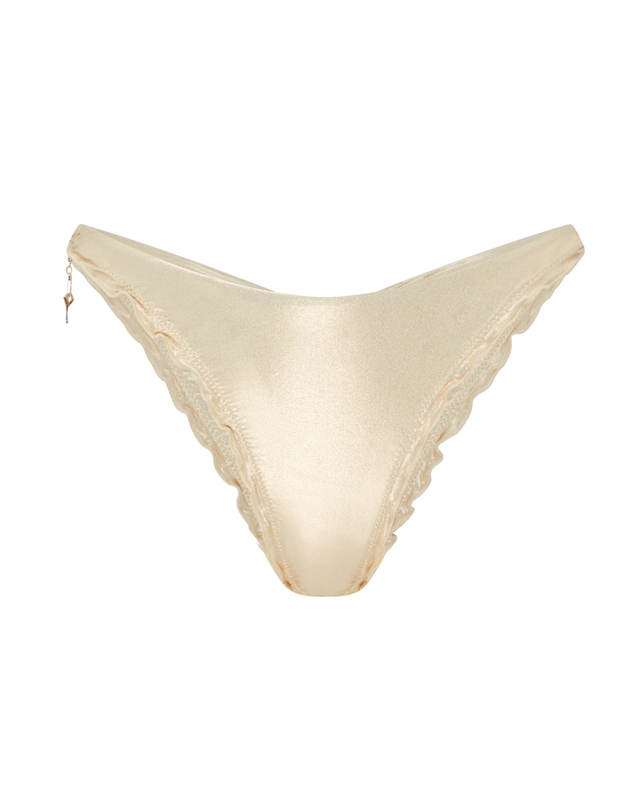 Золотистые плавки купальника Berry