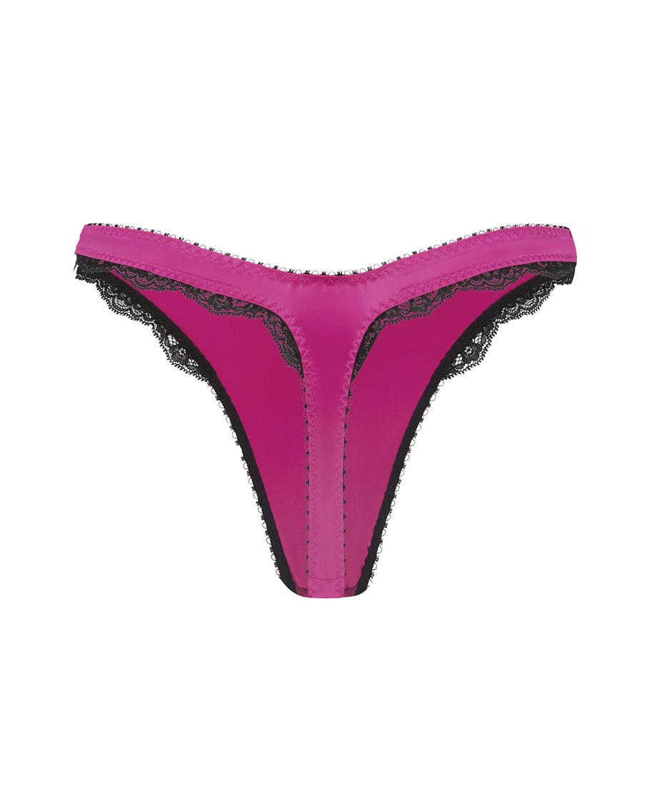 Трусы стринг цвета фуксия Sloane