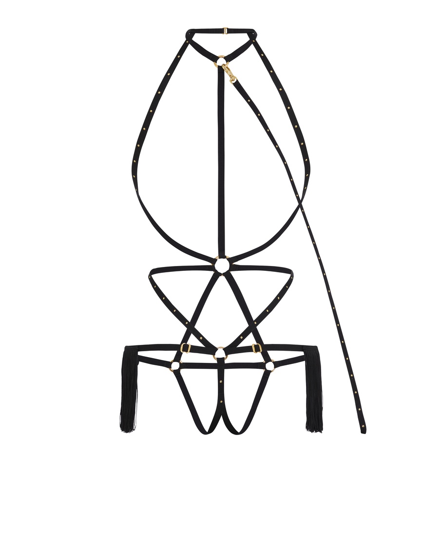 Черное боди Astoriah