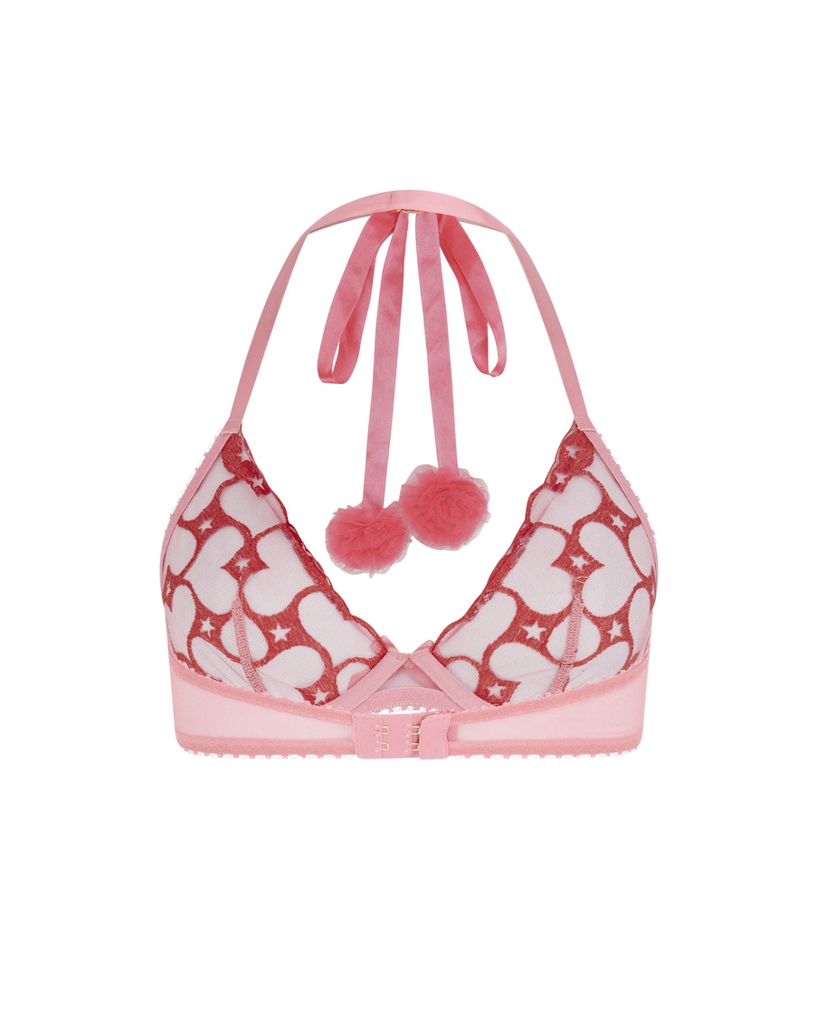 Розовый бюстгальтер с мягкой чашкой Bobbi