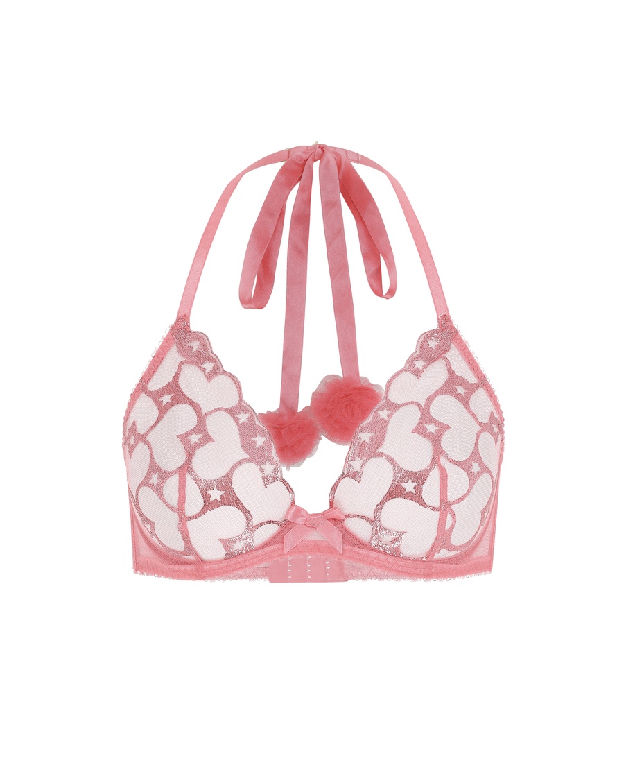Розовый бюстгальтер с мягкой чашкой Bobbi