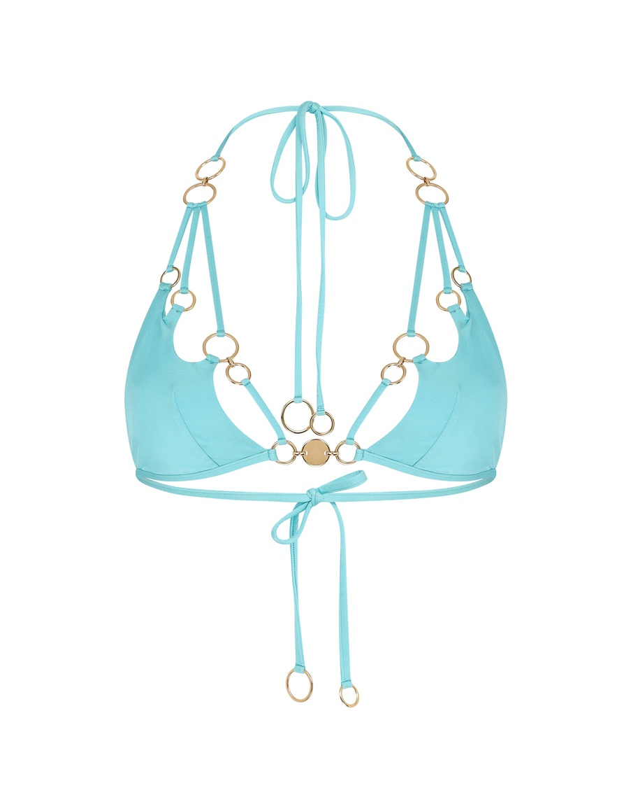 Бирюзовый топ купальника Davine