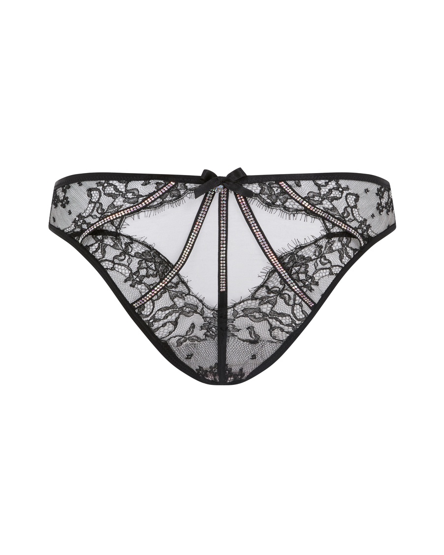 Черные французские трусы Caitriona