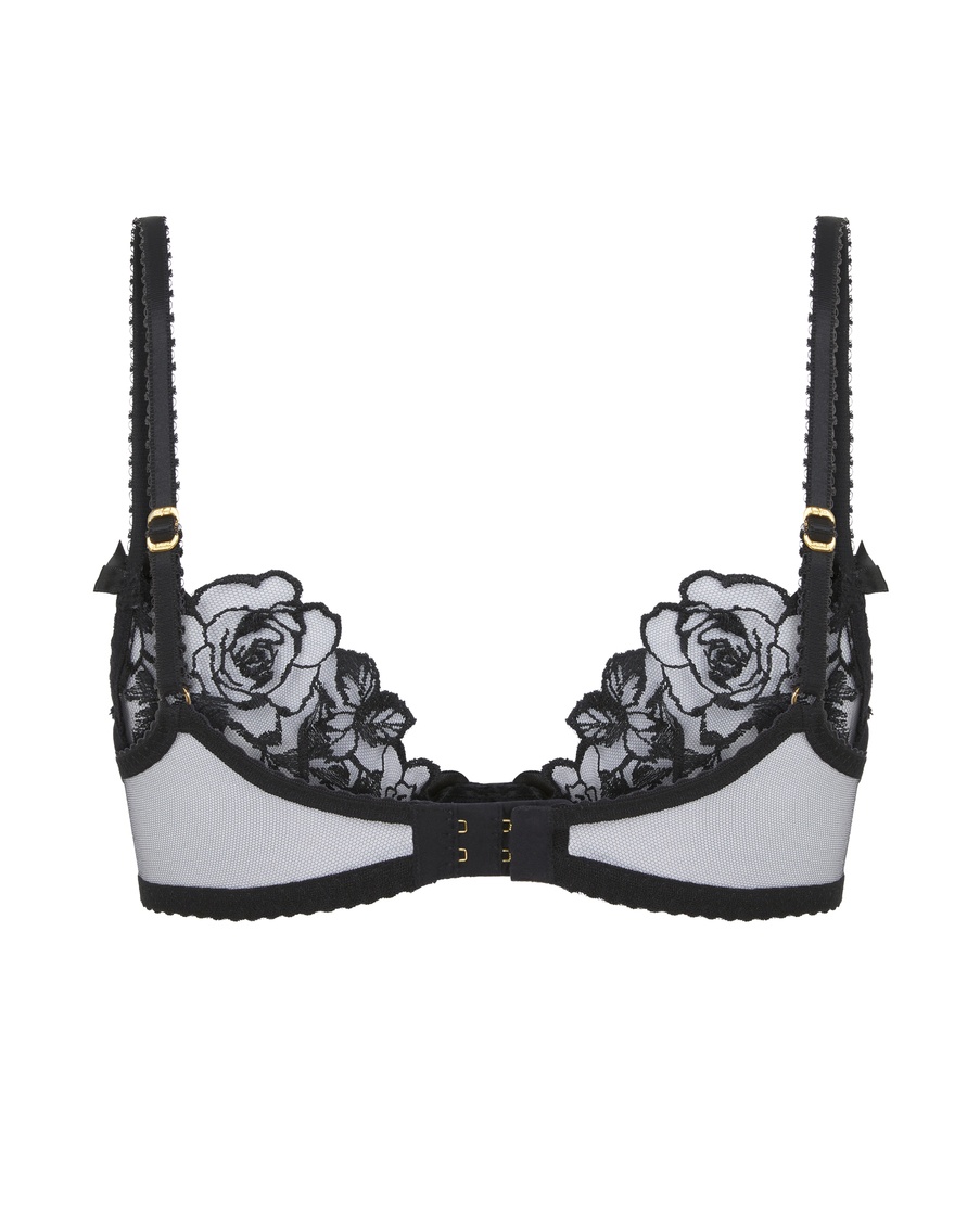 Черный бюстгальтер с мягкой чашкой Callypso