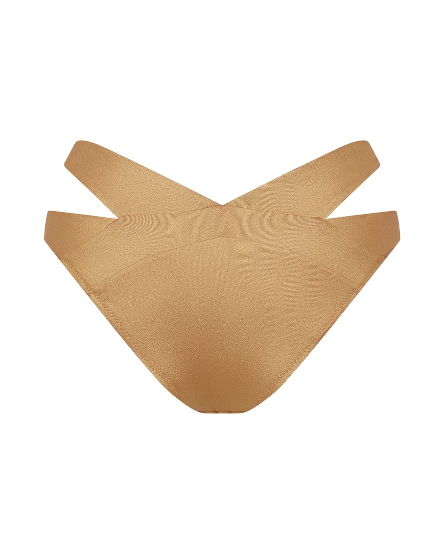 Золотые плавки купальника Mazzy