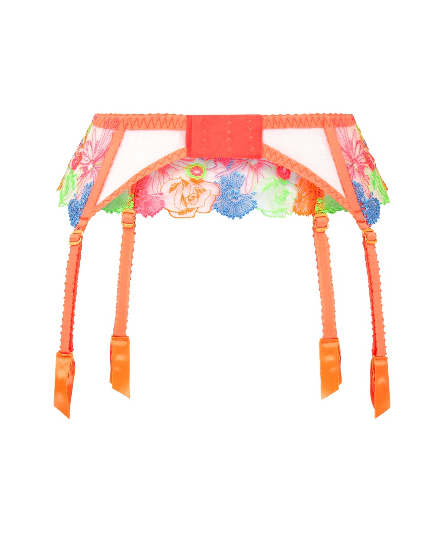 Оранжевый пояс для чулок Zuri