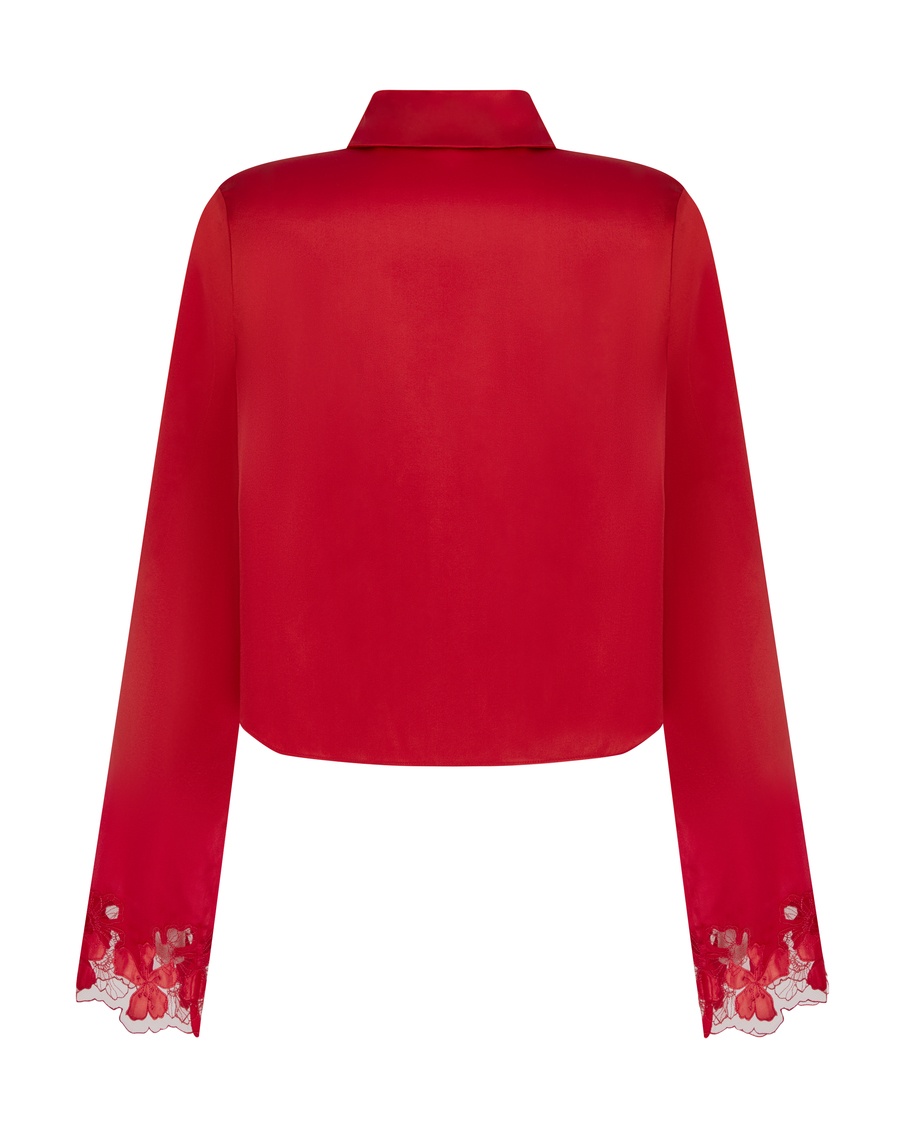 Красный топ пижамы Ettah