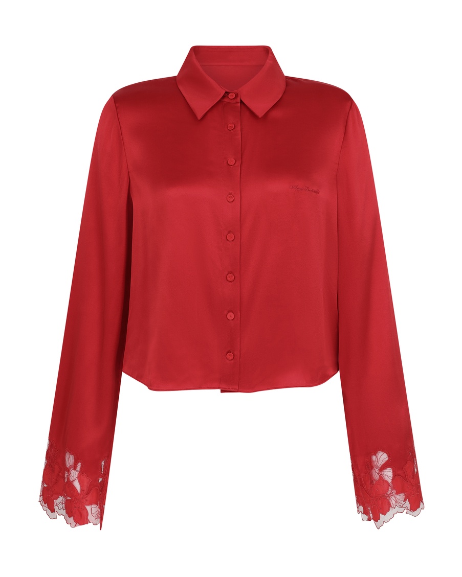 Красный топ пижамы Ettah